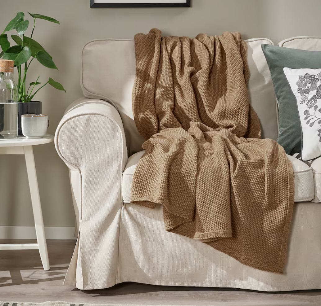 IKEA - Brown Throw Blanket